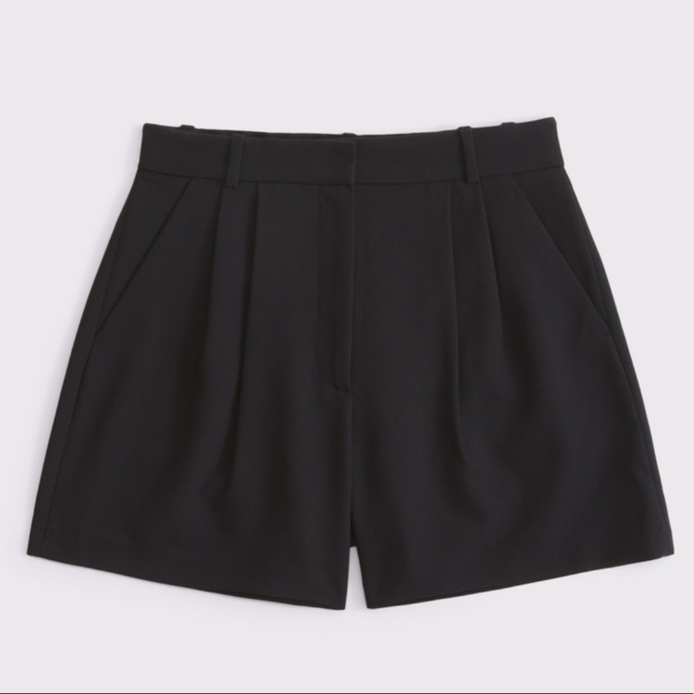 Abercrombie Sloane Tailored Shorts Black